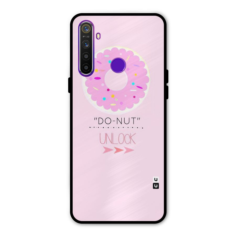 Do-Nut Unlock Metal Back Case for Realme 5i