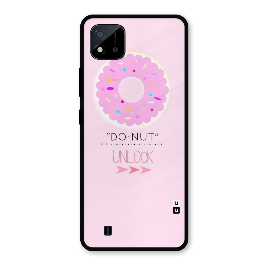 Do-Nut Unlock Metal Back Case for Realme C11 2021