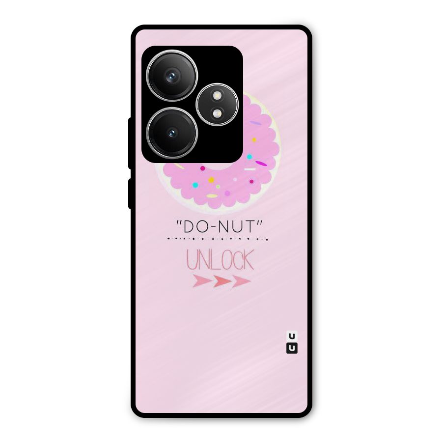 Do-Nut Unlock Metal Back Case for Realme GT 6T