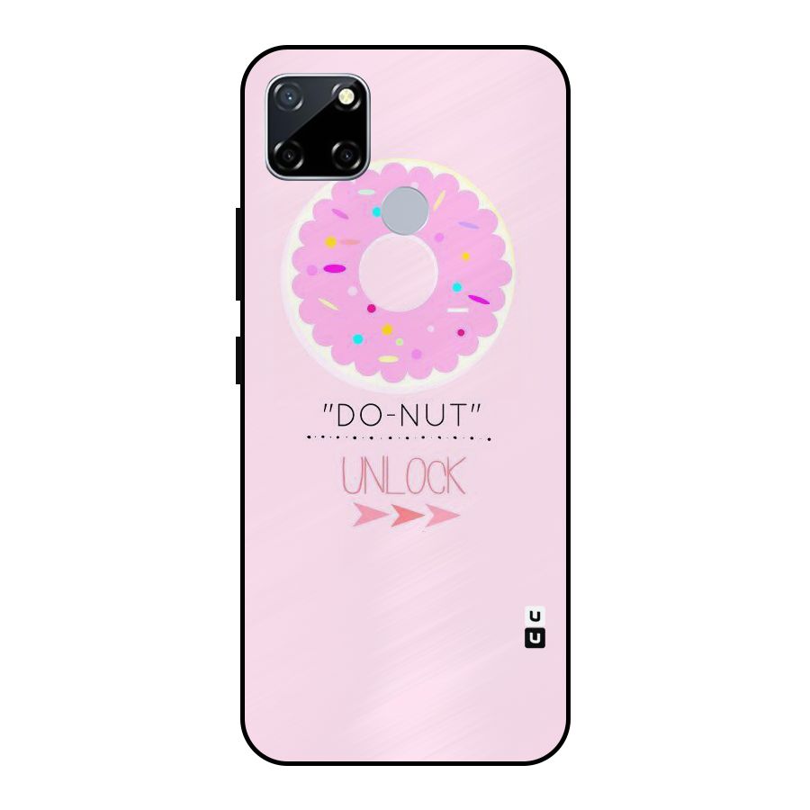Do-Nut Unlock Metal Back Case for Realme Narzo 20