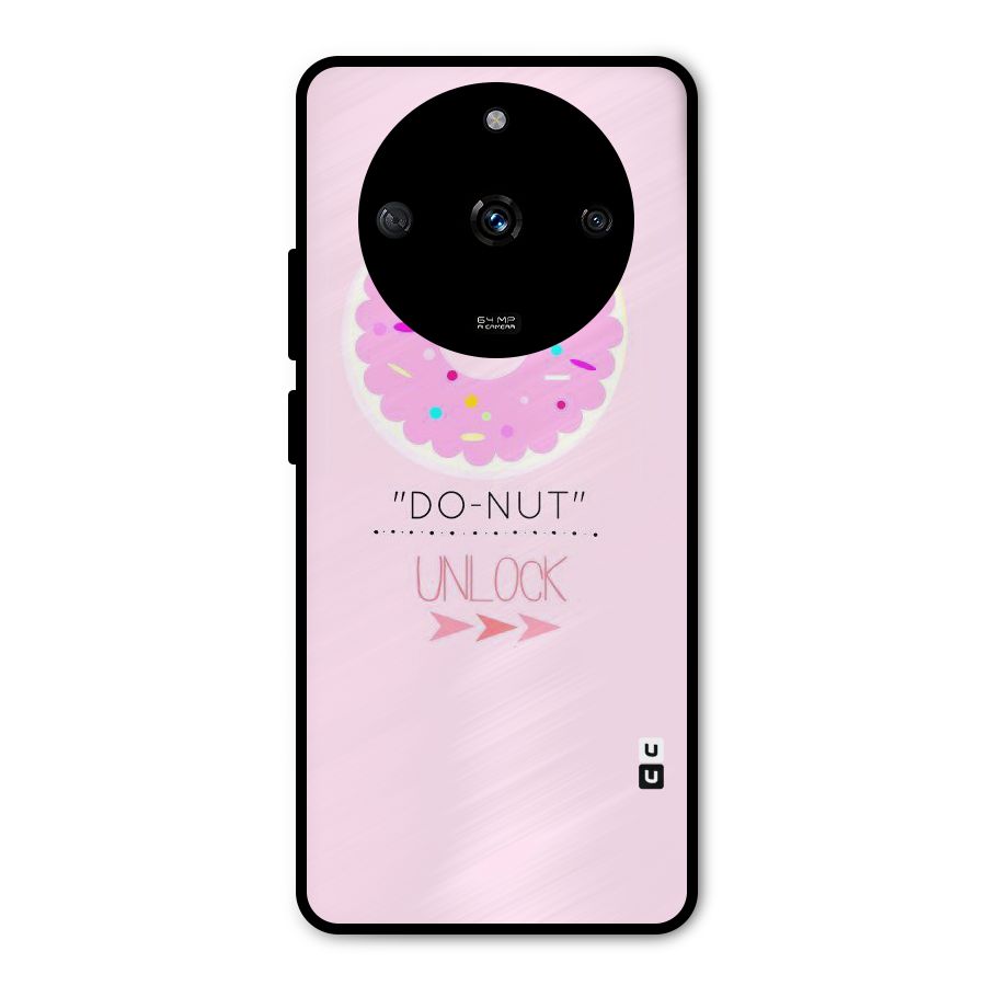 Do-Nut Unlock Metal Back Case for Realme Narzo 60 5G