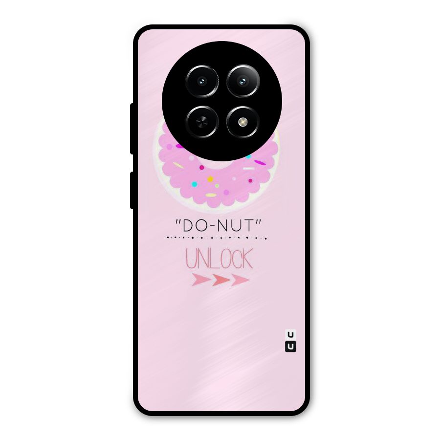 Do-Nut Unlock Metal Back Case for Realme Narzo 70x 5G