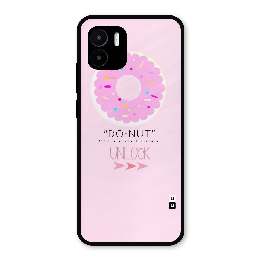 Do-Nut Unlock Metal Back Case for Redmi A2