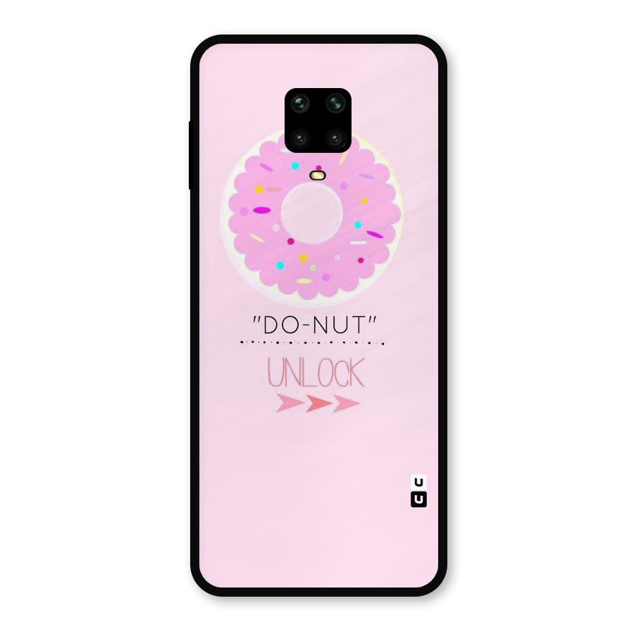 Do-Nut Unlock Metal Back Case for Redmi Note 10 Lite