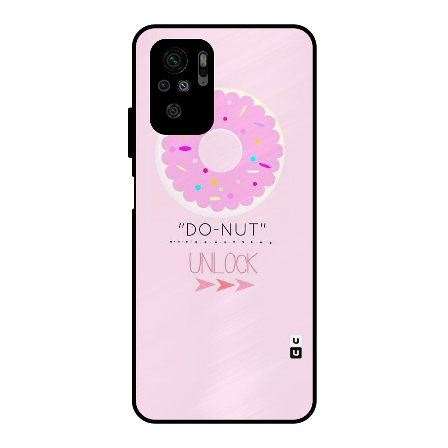 Do-Nut Unlock Metal Back Case for Redmi Note 11 SE