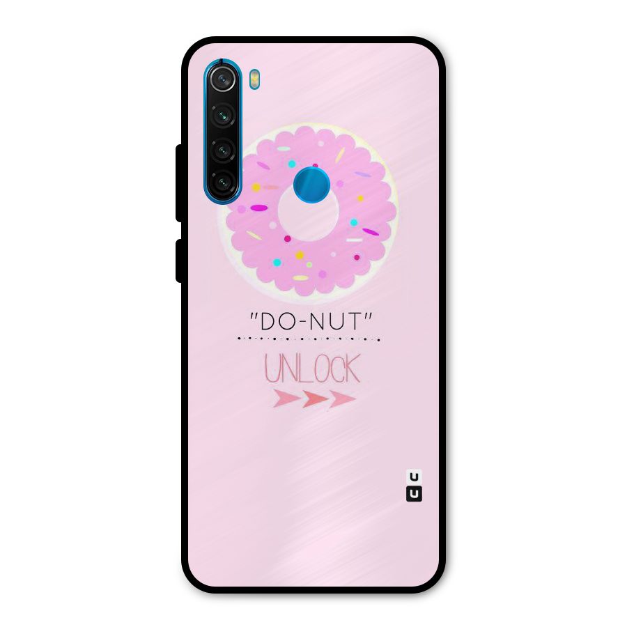 Do-Nut Unlock Metal Back Case for Redmi Note 8