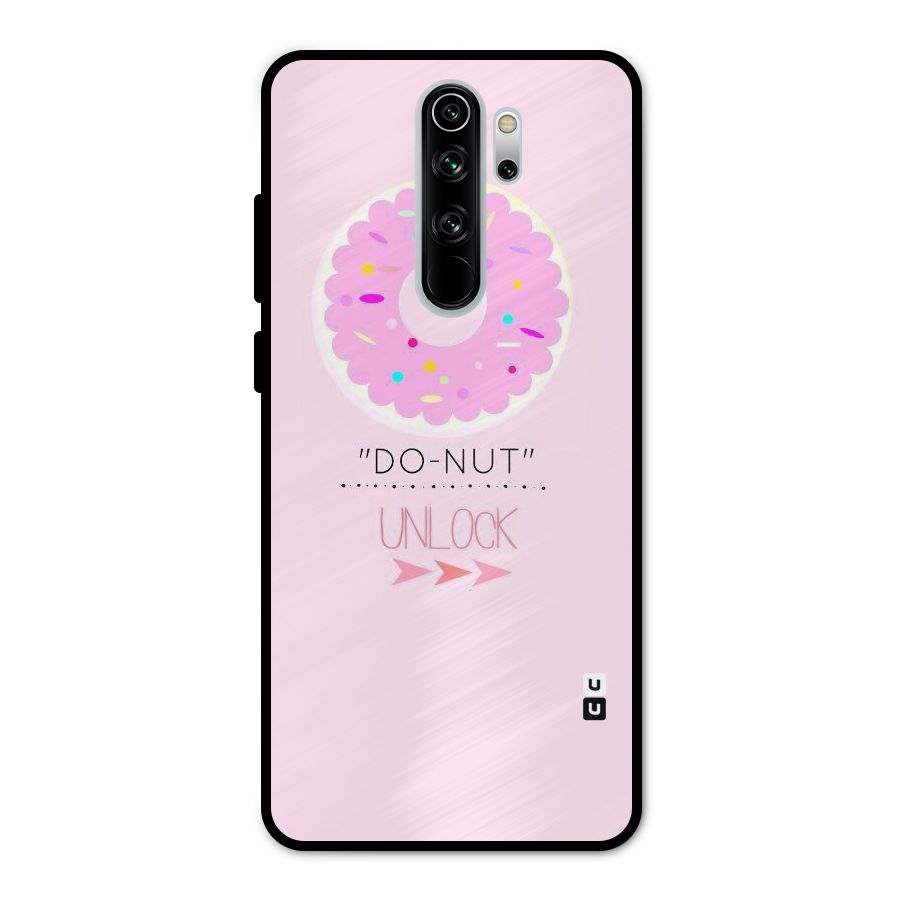 Do-Nut Unlock Metal Back Case for Redmi Note 8 Pro