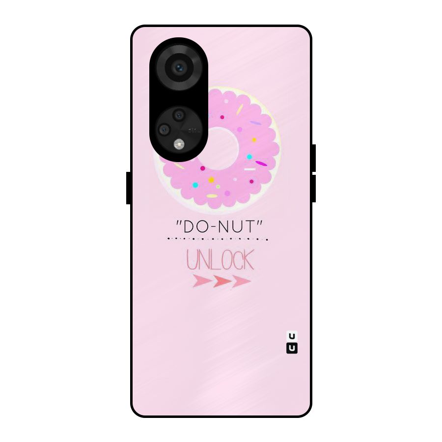 Do-Nut Unlock Metal Back Case for Reno8 T 5G