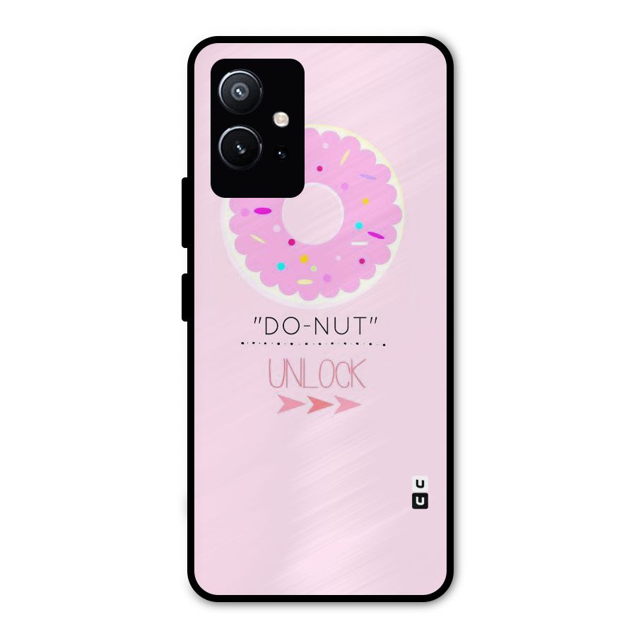 Do-Nut Unlock Metal Back Case for Vivo T1 5G