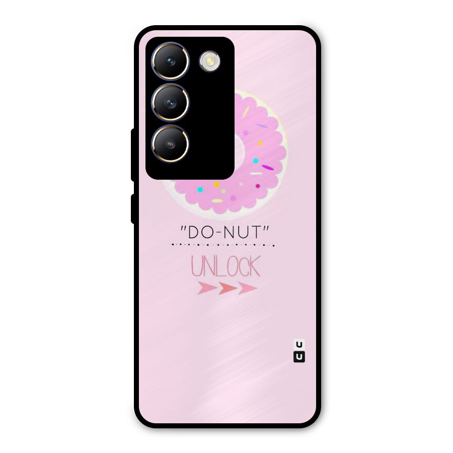 Do-Nut Unlock Metal Back Case for Vivo T3 5G
