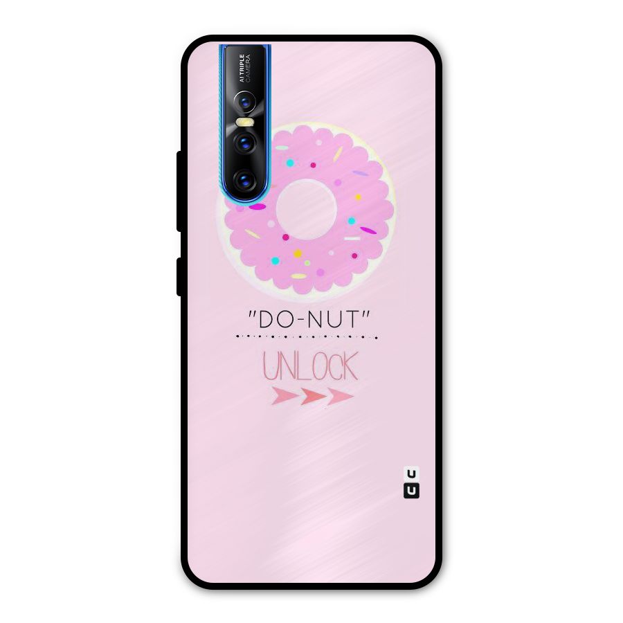 Do-Nut Unlock Metal Back Case for Vivo V15 Pro