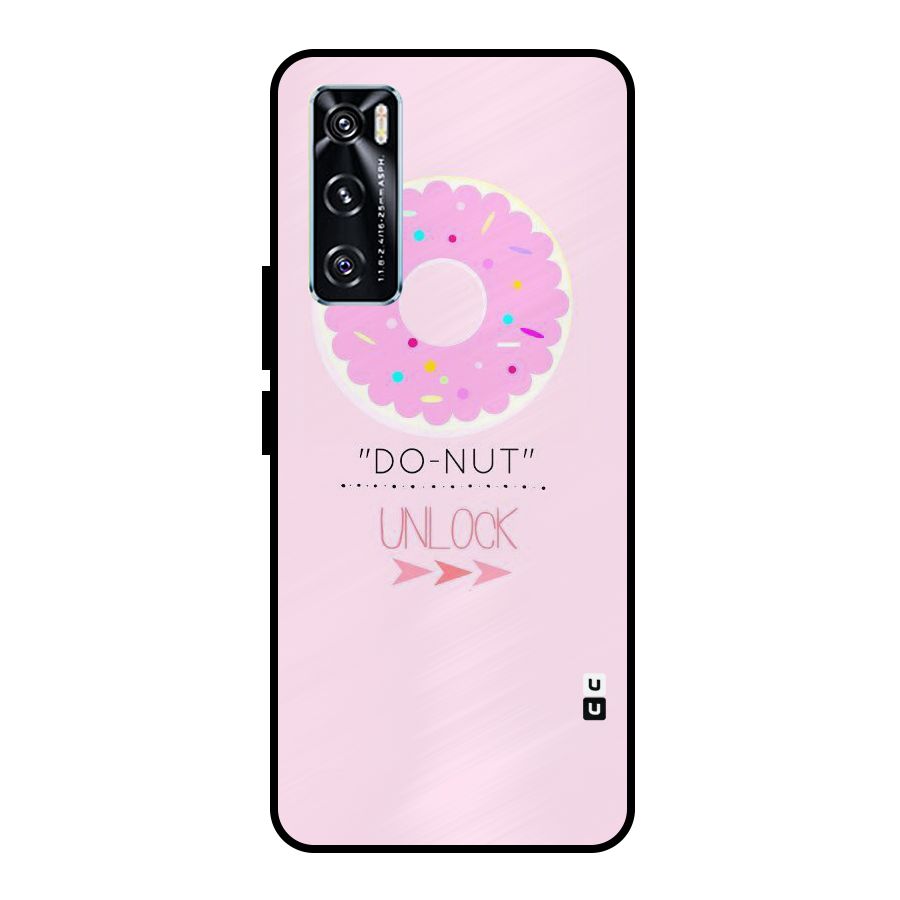 Do-Nut Unlock Metal Back Case for Vivo V20 SE