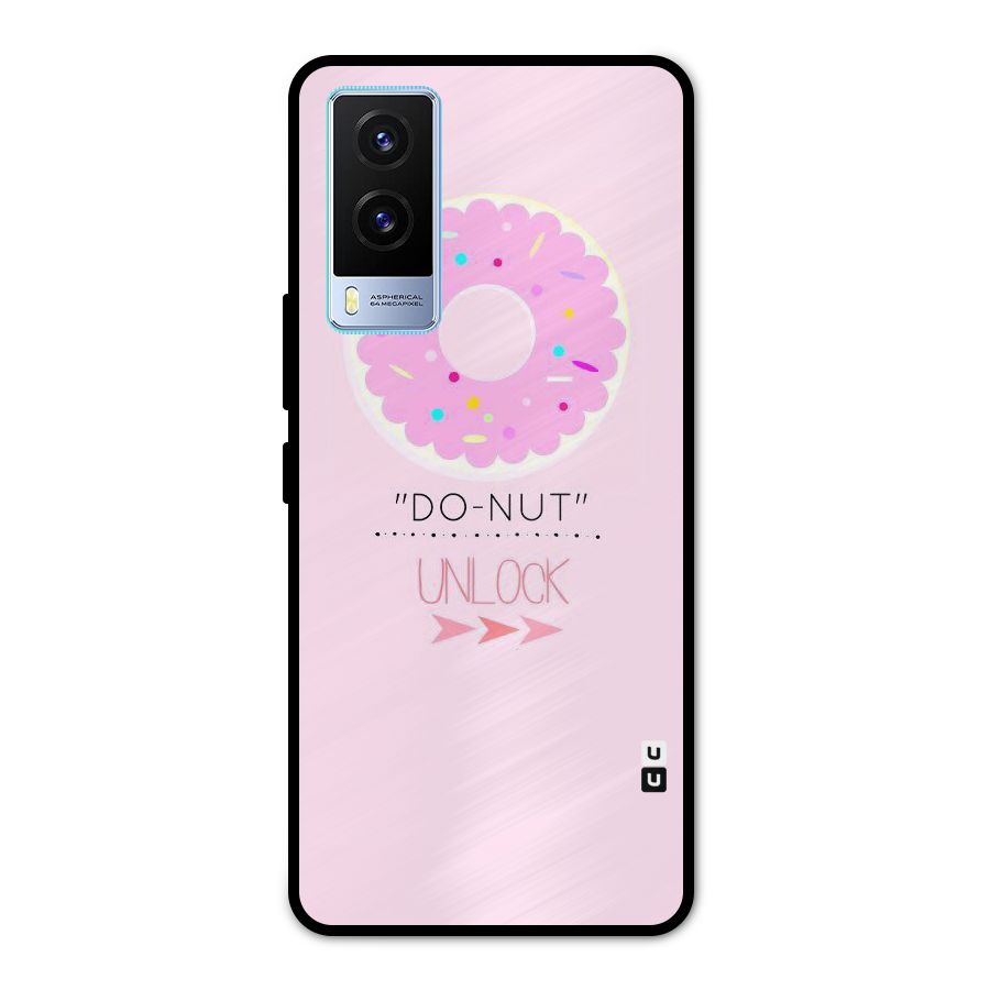 Do-Nut Unlock Metal Back Case for Vivo V21e 5G