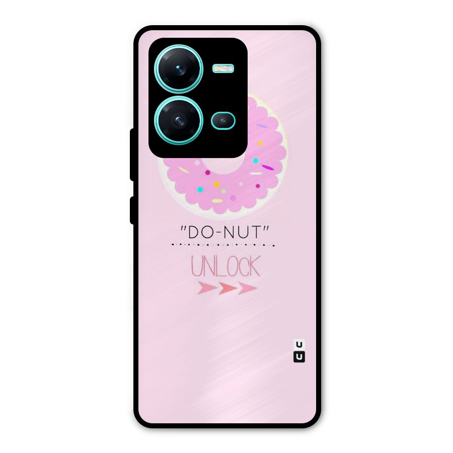 Do-Nut Unlock Metal Back Case for Vivo V25