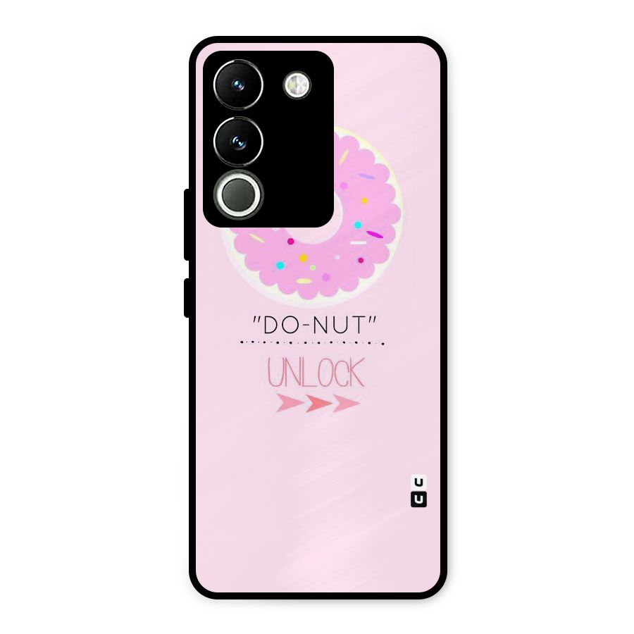 Do-Nut Unlock Metal Back Case for Vivo Y200