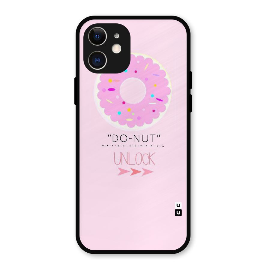 Do-Nut Unlock Metal Back Case for iPhone 12
