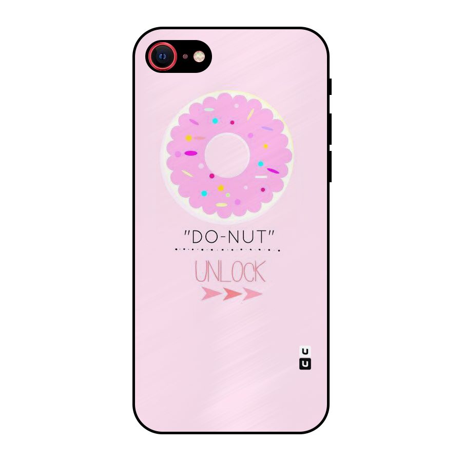 Do-Nut Unlock Metal Back Case for iPhone SE 2020