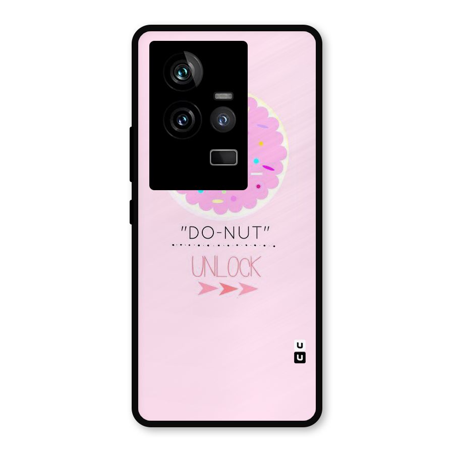 Do-Nut Unlock Metal Back Case for iQOO 11 5G