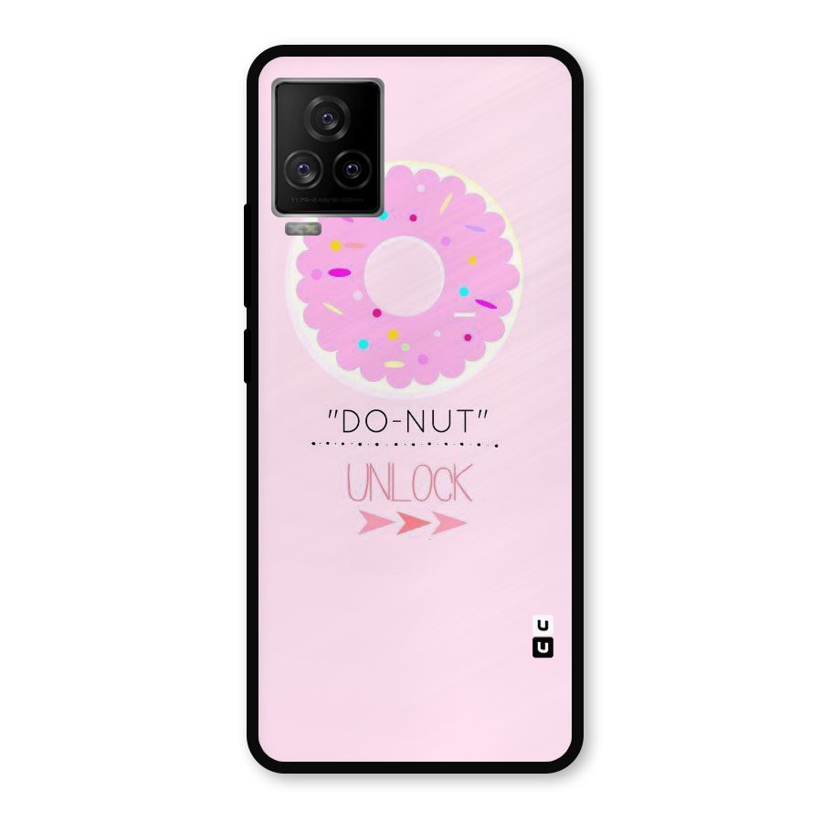 Do-Nut Unlock Metal Back Case for iQOO 7 Legend 5G