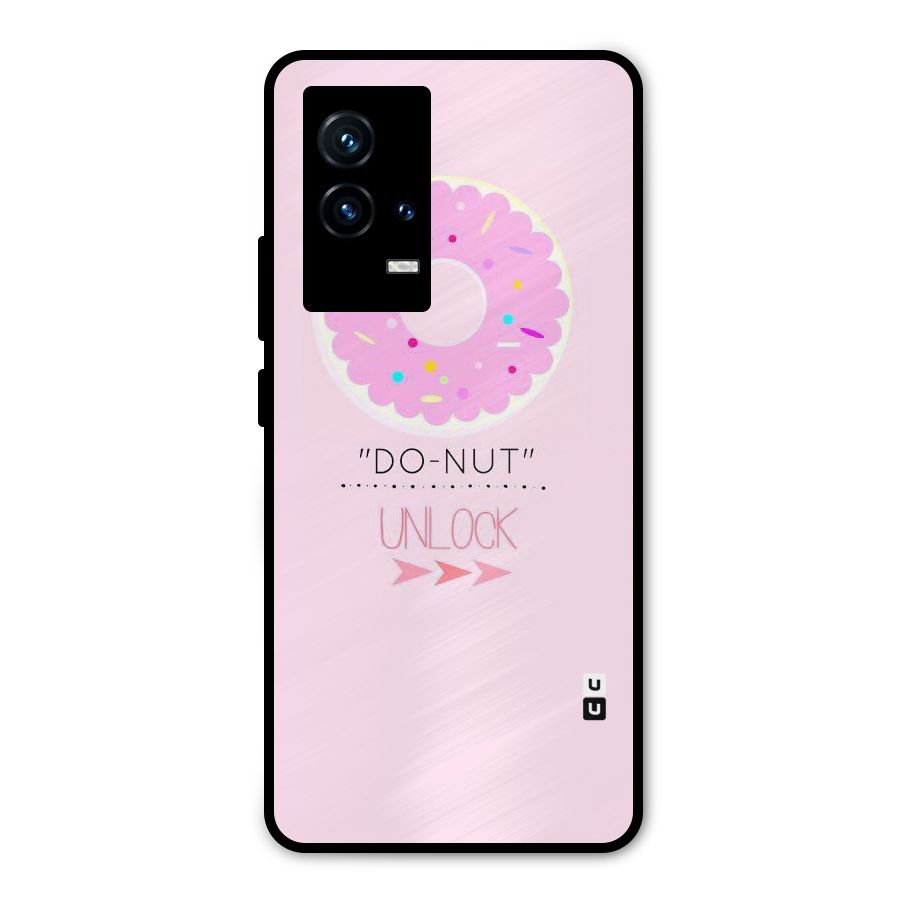 Do-Nut Unlock Metal Back Case for iQOO 9 5G