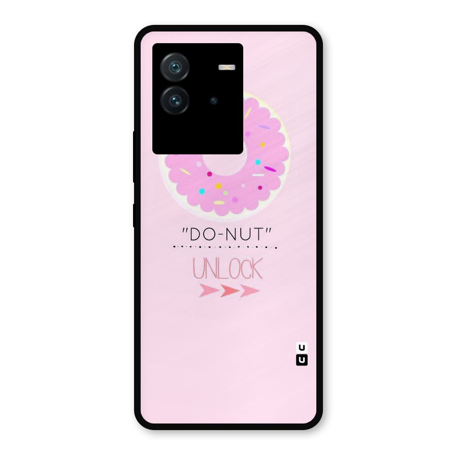Do-Nut Unlock Metal Back Case for iQOO Neo 6 5G