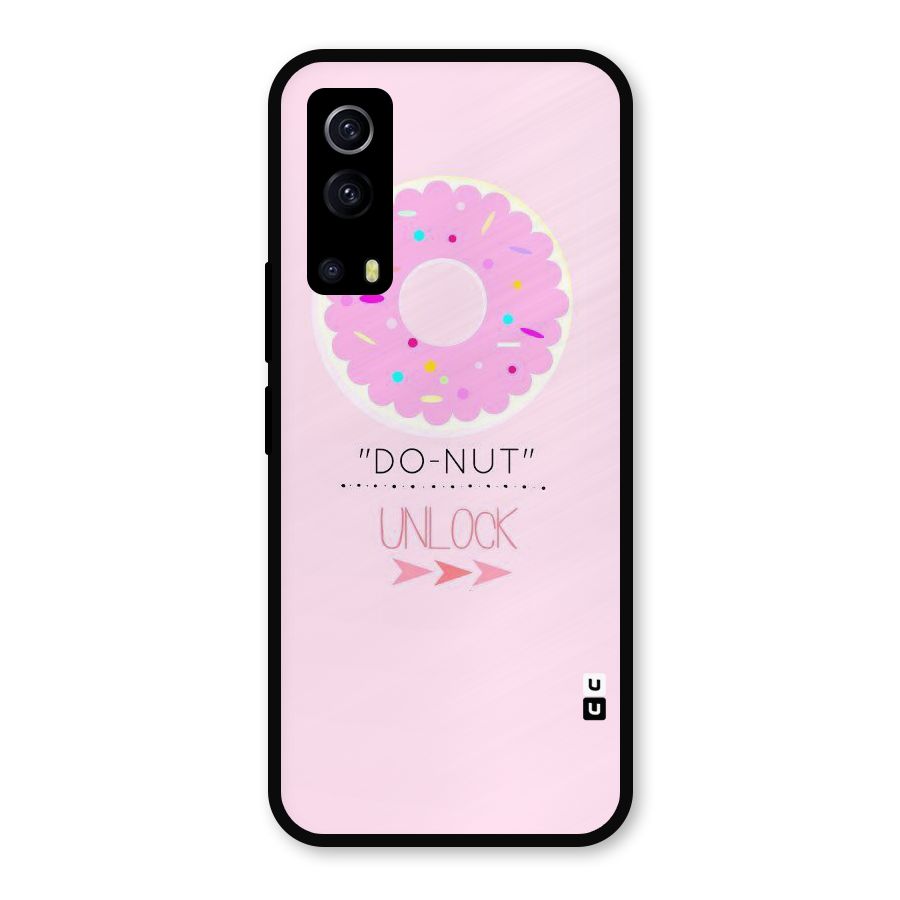 Do-Nut Unlock Metal Back Case for iQOO Z3