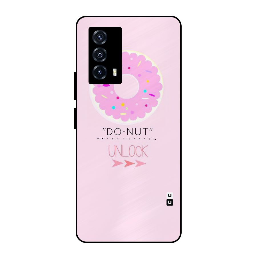 Do-Nut Unlock Metal Back Case for iQOO Z5
