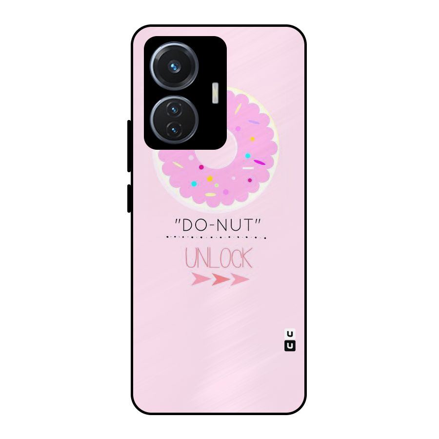 Do-Nut Unlock Metal Back Case for iQOO Z6 44W