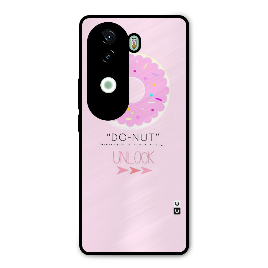 Do-Nut Unlock Metal Back Case for iQOO Z9s