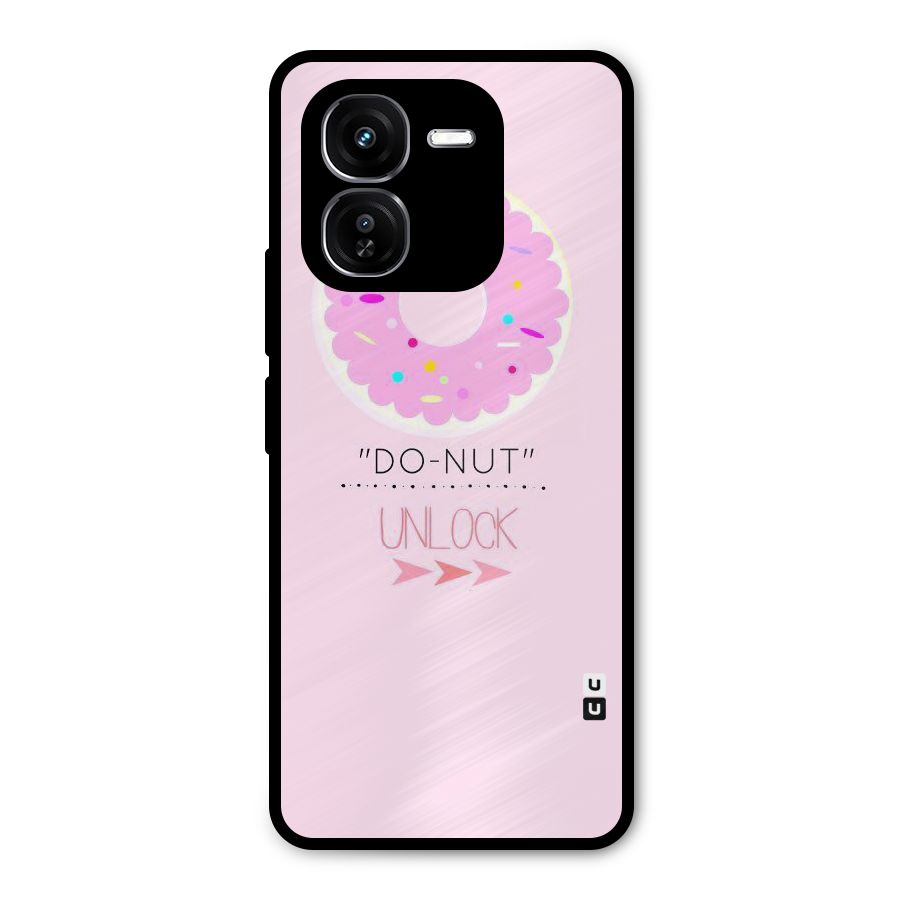 Do-Nut Unlock Metal Back Case for iQOO Z9x