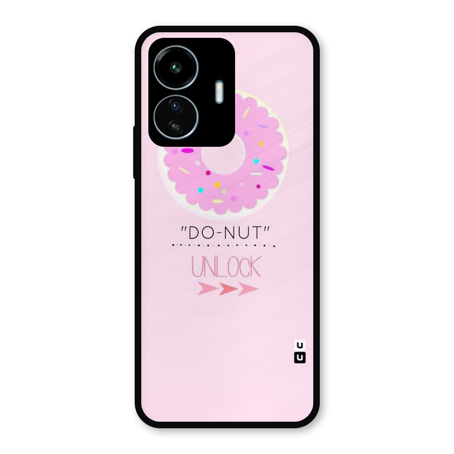 Do-Nut Unlock Metal Back Case for vivo iQOO Z6 Lite 5G