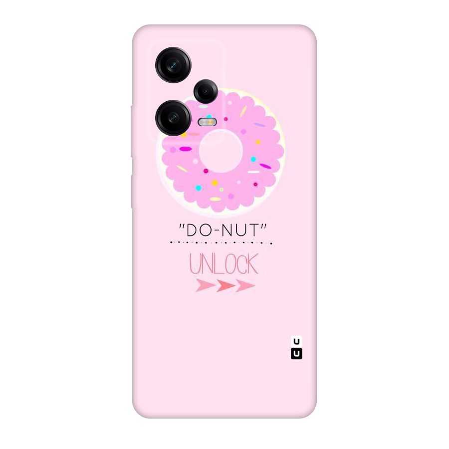 Do-Nut Unlock Original Polycarbonate Back Case for Redmi Note 12 Pro