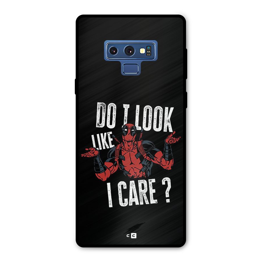 Do I Care Metal Back Case for Galaxy Note 9