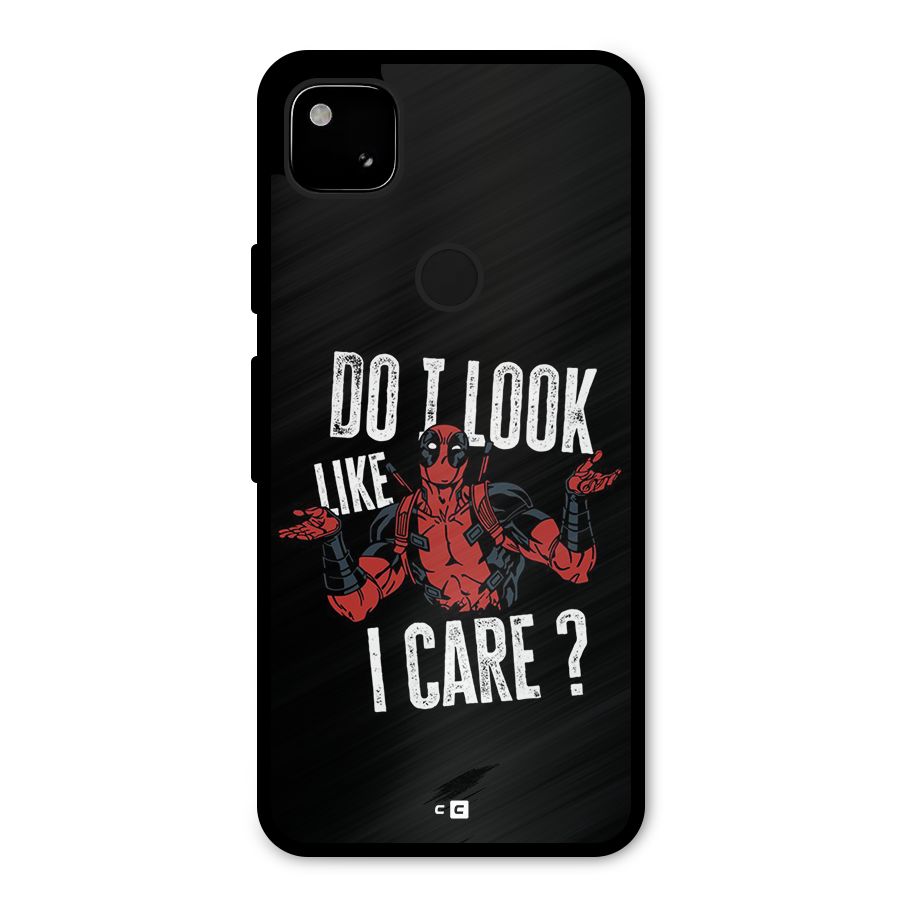 Do I Care Metal Back Case for Google Pixel 4a