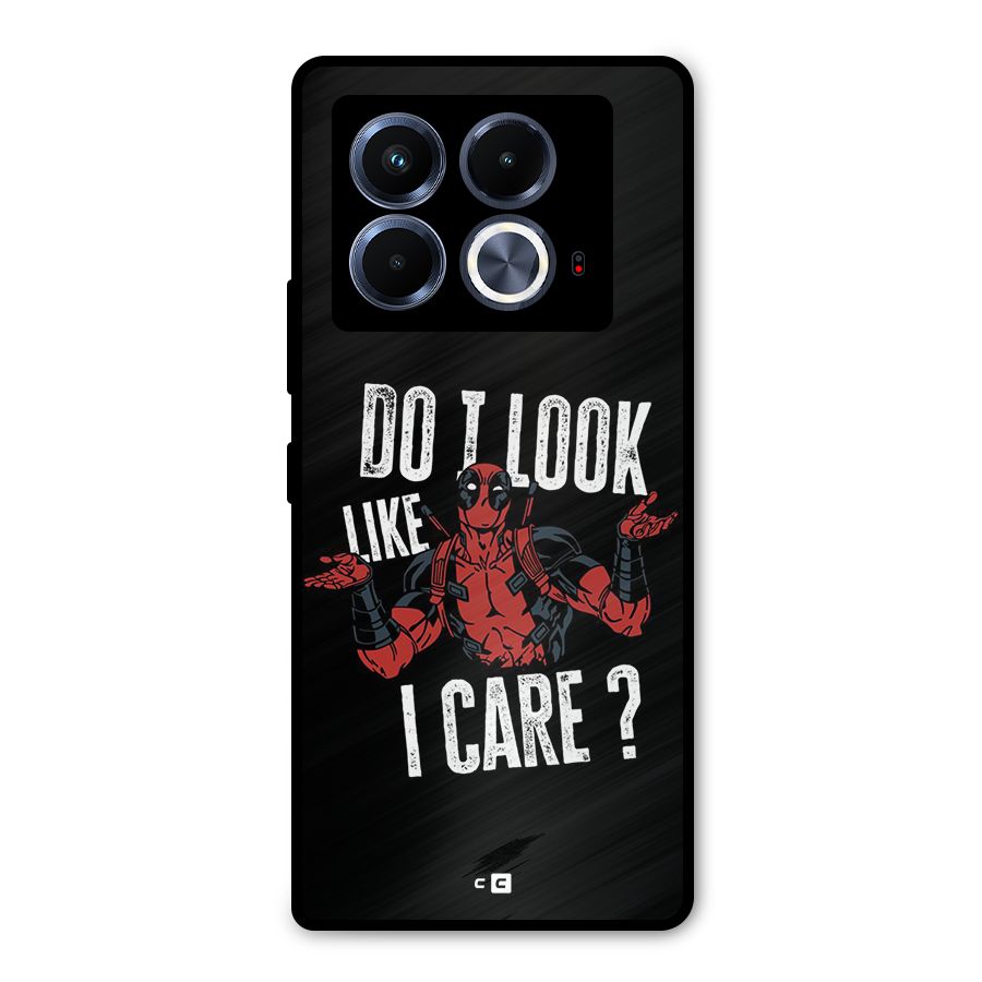 Do I Care Metal Back Case for Infinix Note 40 5G
