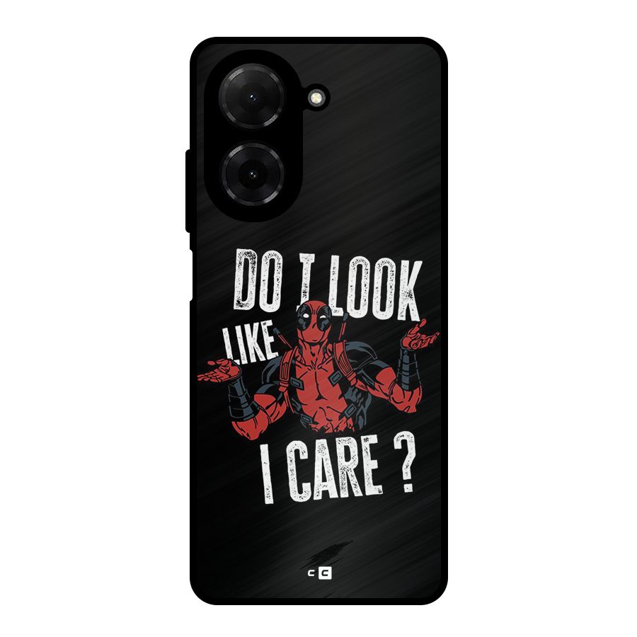 Do I Care Metal Back Case for Redmi A5 4G