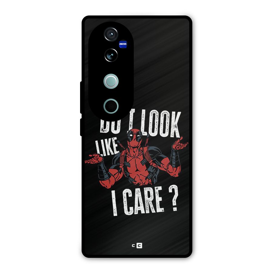 Do I Care Metal Back Case for Vivo V40