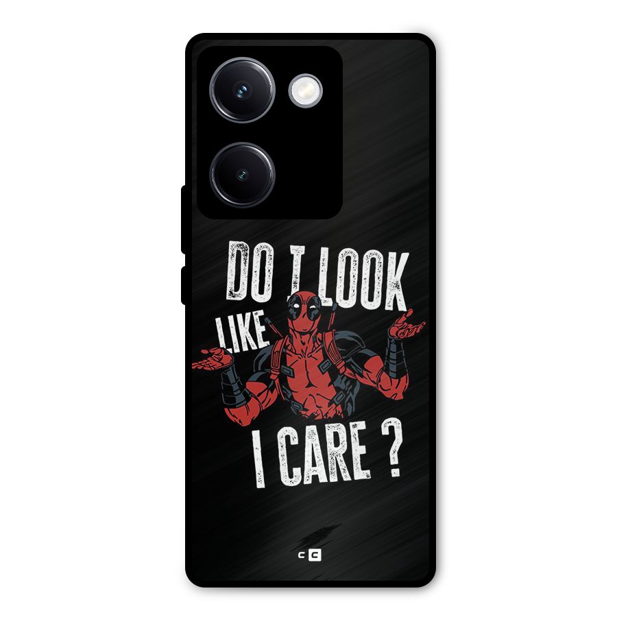 Do I Care Metal Back Case for Vivo Y300 Plus