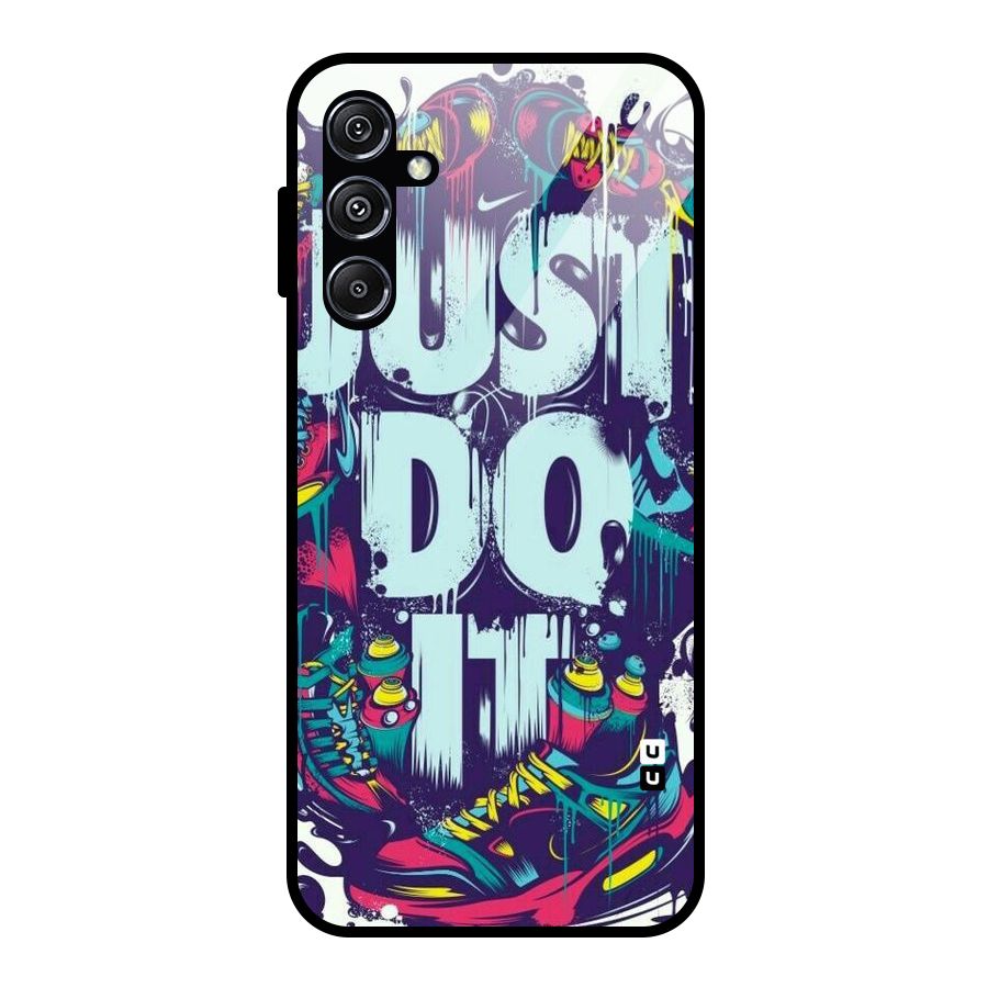 Do It Abstract Glass Back Case for Galaxy M34 5G