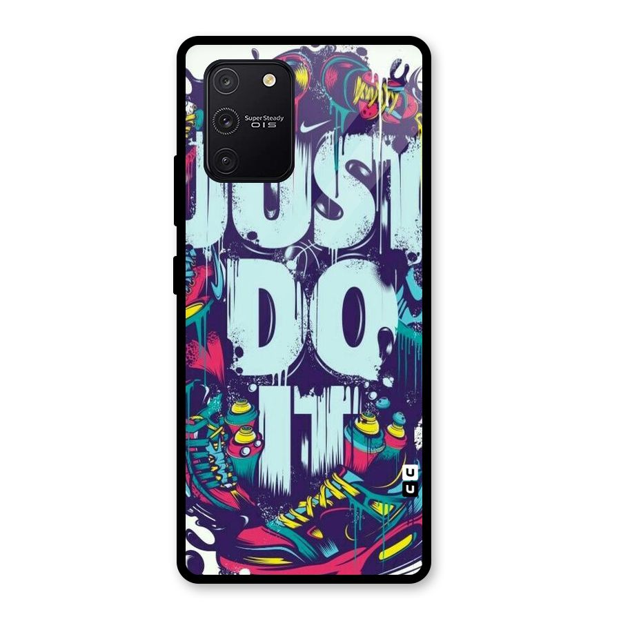 Do It Abstract Glass Back Case for Galaxy S10 Lite