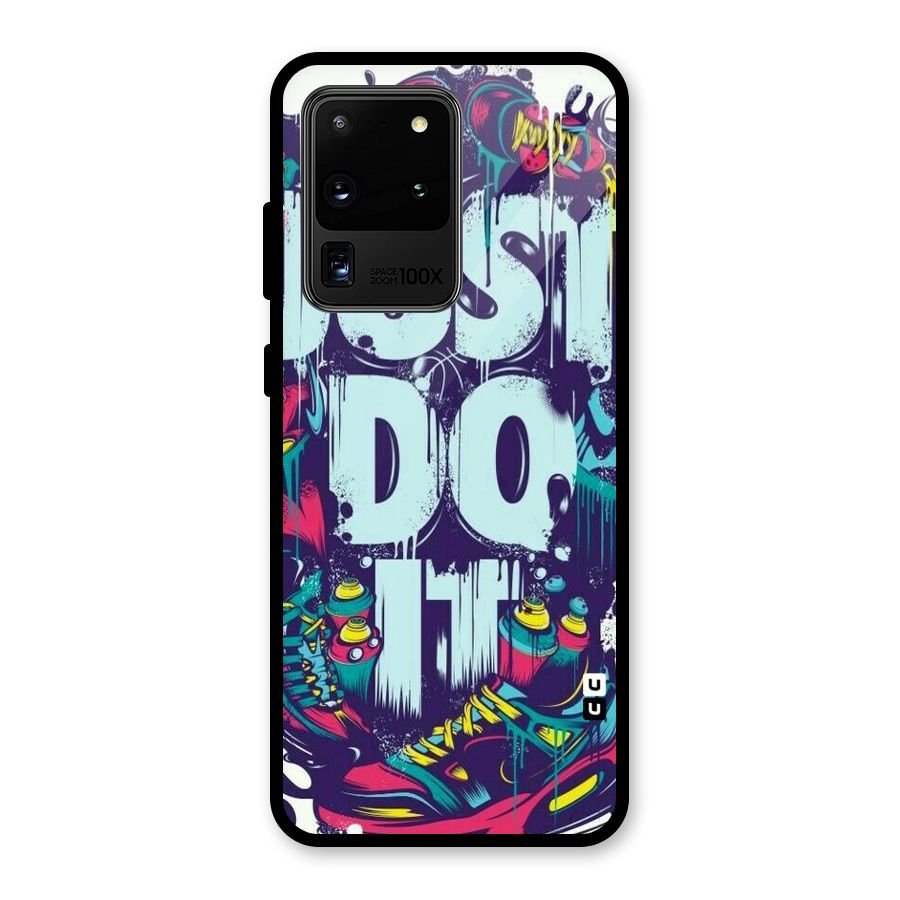 Do It Abstract Glass Back Case for Galaxy S20 Ultra