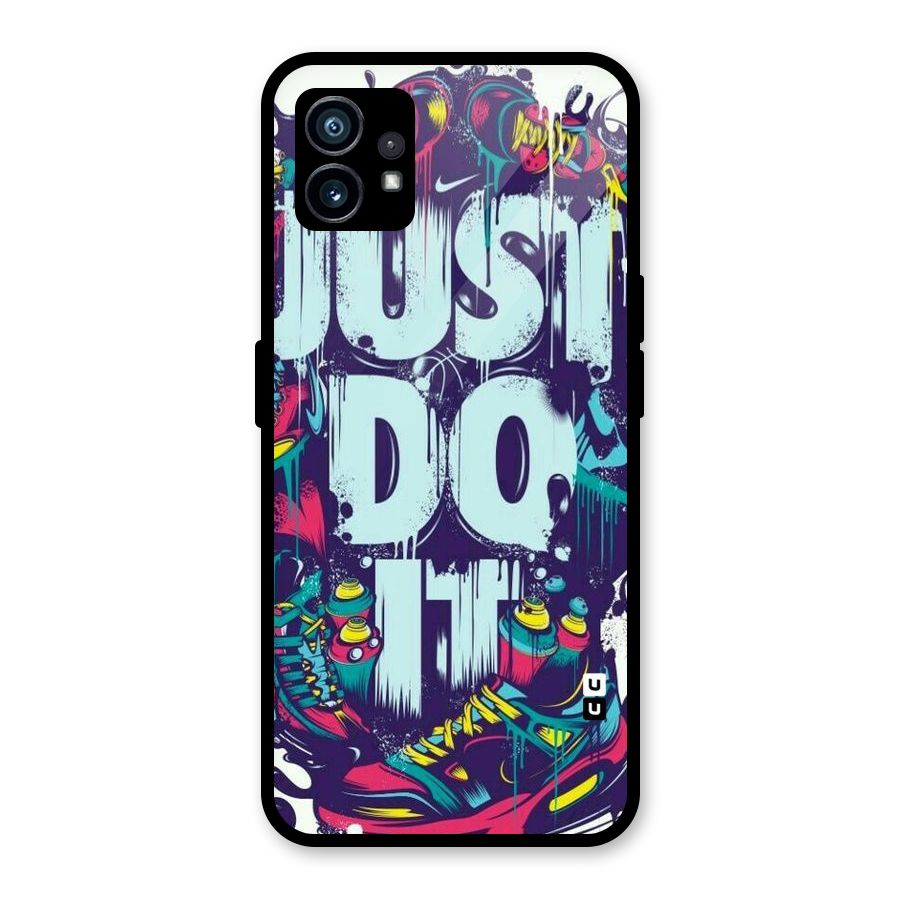Do It Abstract Glass Back Case for Nothing Phone 1