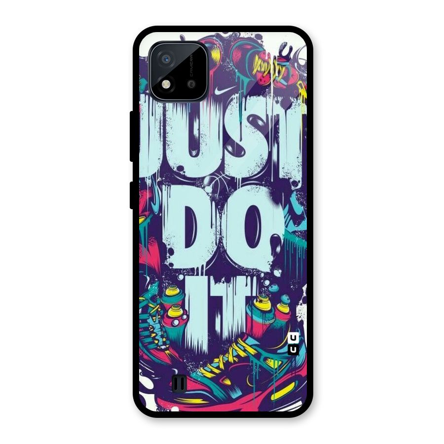 Do It Abstract Glass Back Case for Realme C11 2021