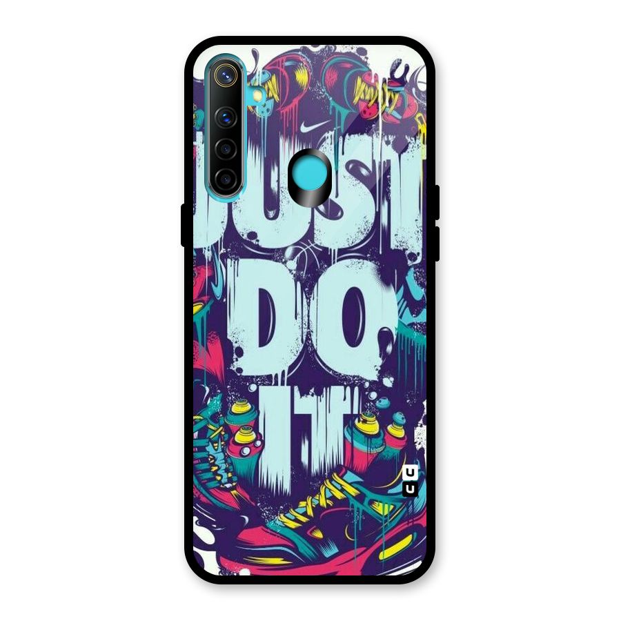 Do It Abstract Glass Back Case for Realme Narzo 10
