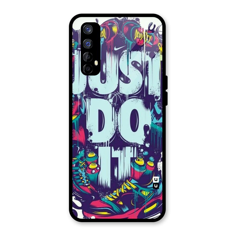Do It Abstract Glass Back Case for Realme Narzo 20 Pro