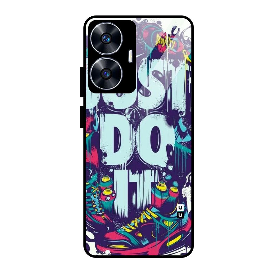 Do It Abstract Glass Back Case for Realme Narzo N55