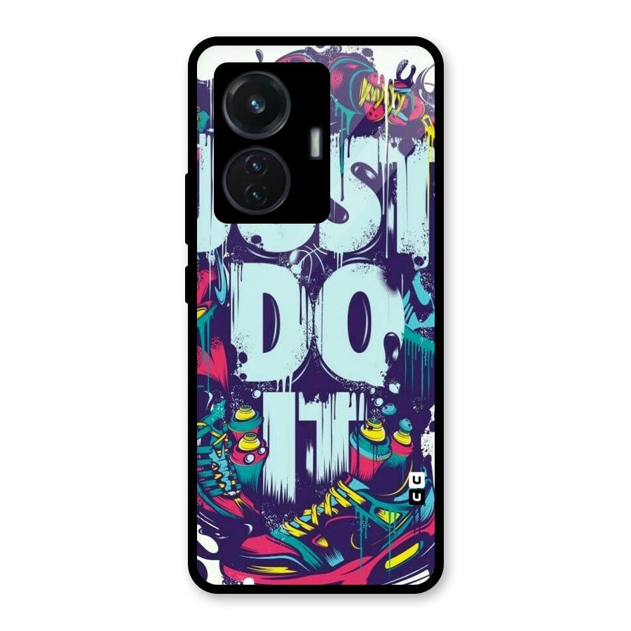 Do It Abstract Glass Back Case for Vivo T1 44W