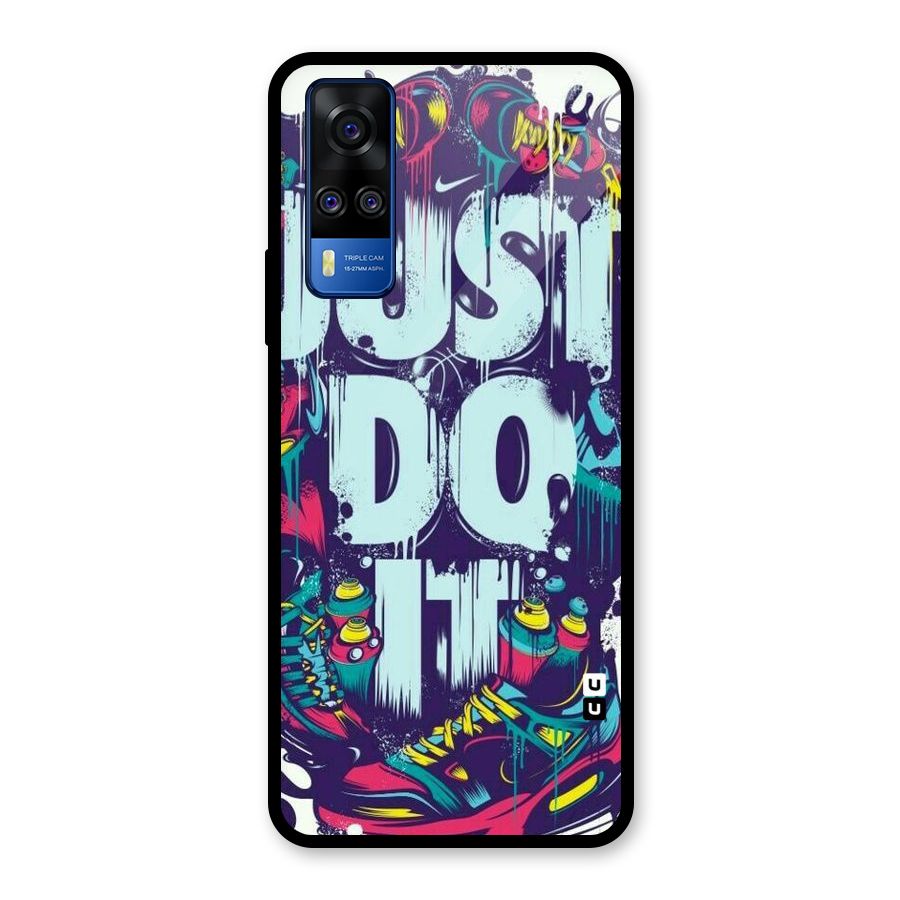 Do It Abstract Glass Back Case for Vivo Y31