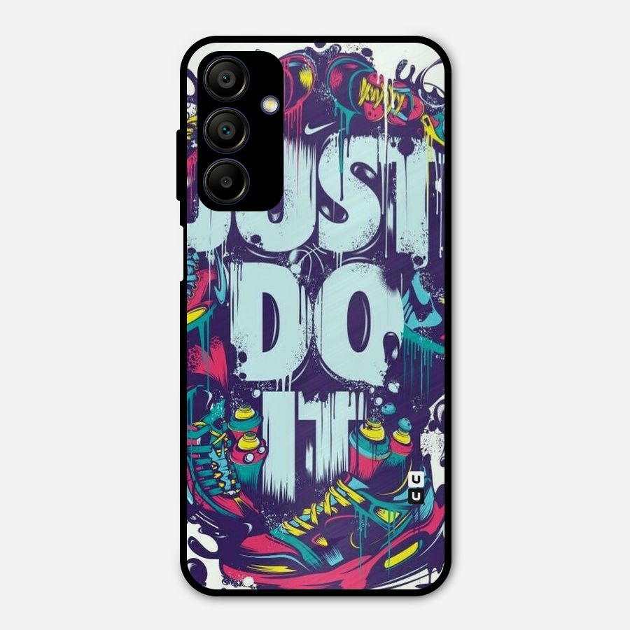 Do It Abstract Metal Back Case for Galaxy A15 5G