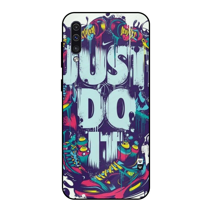 Do It Abstract Metal Back Case for Galaxy A30s